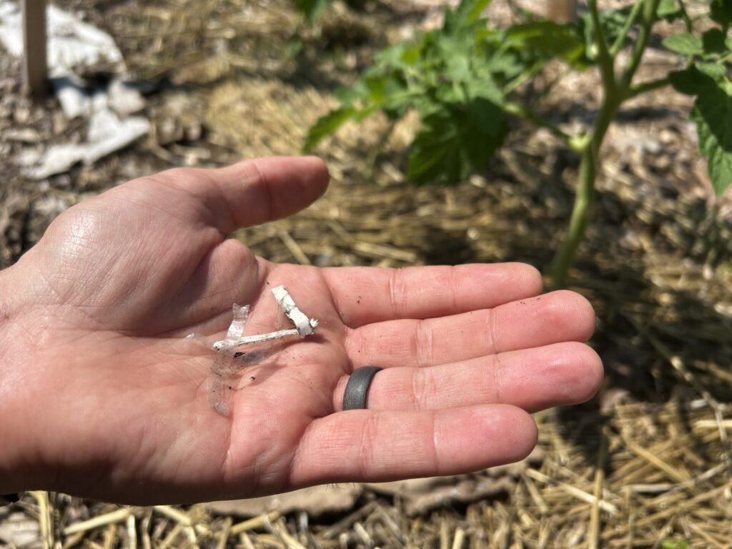 what is plastic doing in my compost?